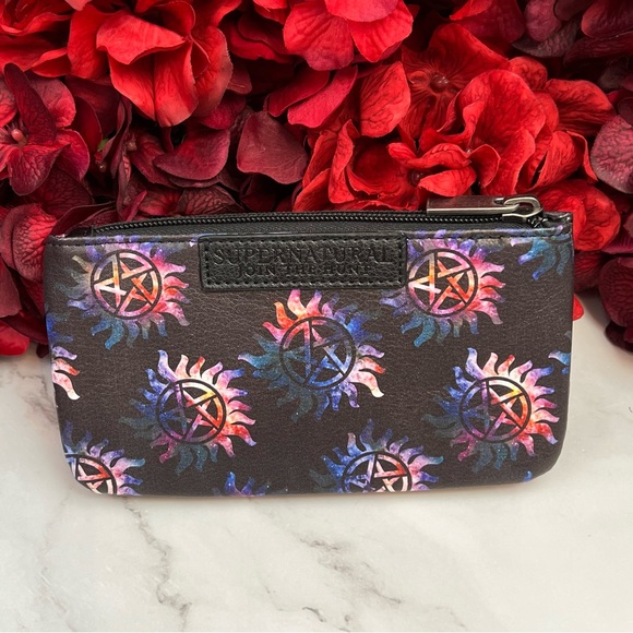 Supernatural Black and Purple Pentagram Clutch Wallet - Picture 11 of 15